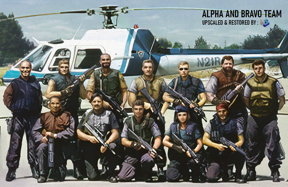 bserv1's tweet photo. Upscaled &amp; remastered S.T.A.R.S Photo. 
Please visit my yt channel and subscribe, bserv on youtube.. 

#ResidentEvil #STARS #REBH26th #REBHFun  #bserv https://t.co/Sr18Ab2bLt