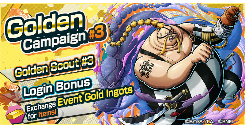 Golden Campaign #1 Free Once Daily - ONE PIECE Bounty Rush