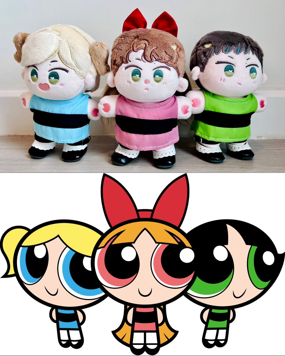 allabout20cm's tweet photo. อาม้า!! ไหนบอกว่าจะให้หนูใส่ชุดคูๆ เท่ๆ แบบแก๊งสเต้อ!!
💙💖💚
#ตกตขนอ #ตุ๊กตาอี้ป๋อ 
แก๊งสเต้อ : #รีวิวเจซี 
ชุดแก๊งสเต้อ : #PeppyCornsรีวิว https://t.co/DeAimpqB50
