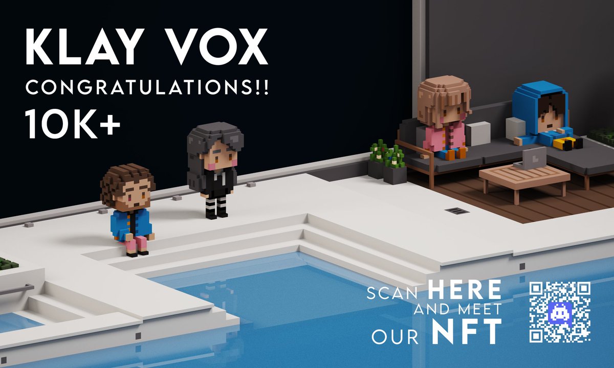 🚀 KLVX 10K Event 🚀

We have reached 10K Klayvoxers🎉🎉

Random twitter event for 10 people

To Enter 👇🏻
1️⃣ Like + RT
2️⃣ Follow 
<a href="/klayvoxnft/">KLVX NFT Project</a>
  + tag 3 friends
3️⃣ Join discord: discord.gg/klayvox

Winners will be announced in 24hrs and get 0.2 sol