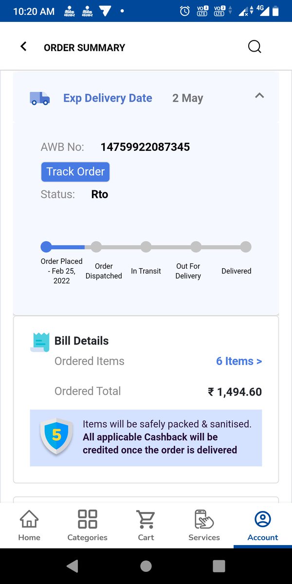 sud0074's tweet photo. @dhanicares @ibhomeloans Dear #DhaniStore Team, I am totally frustrated with your services, I have made a order on 25 Feb 2022,(₹1495) EP2778360 which is not delivered to me, It's more than two months and still I didn't get transferred amount,
Ticket - 51212087
What are U doing https://t.co/GbViDEcs5u
