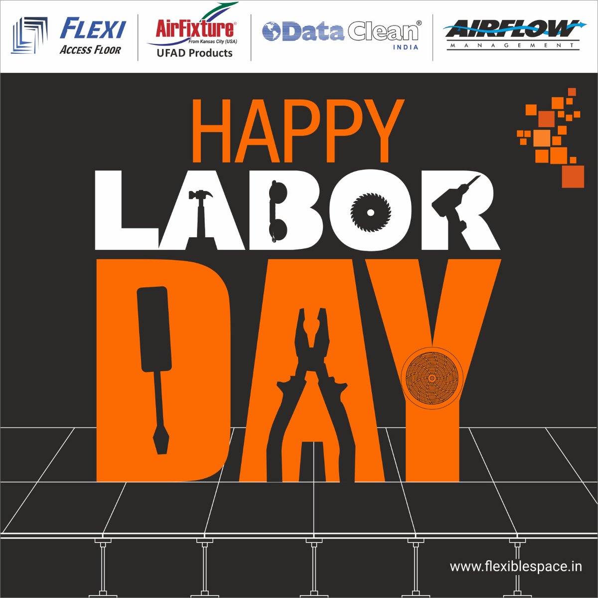 Flexifloor's tweet photo. Wishing all of you #Happy #Labour #Day!
https://t.co/ZRdfgKobhD
#LaborDay #LabourDay2022 #InternationalWorkersDay #flexiteam #raised #floor #raisedflooring #accesflooring #Airfixture #underfloor #air #distribution #dataclean #datacenter #airflow #sbfi #cmdltd #1stmay #flexifloor https://t.co/pzdsStBSLl