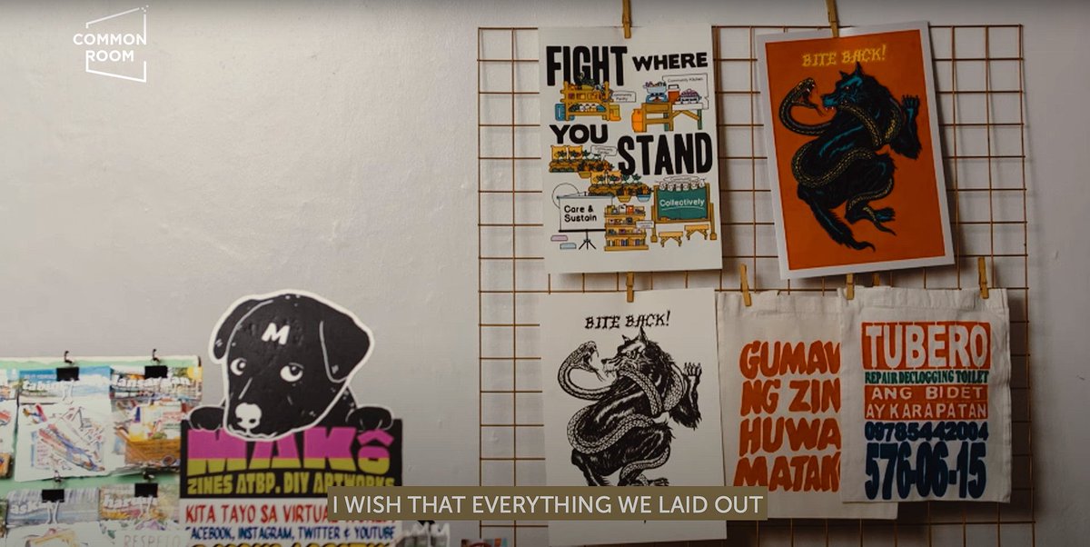 makomicropress's tweet image. Ang mga imahe ay nagmula sa 
Meet the Maker: MAKO MICROPRESS | #CommonRoomPH na maaaring panuorin sa link sa huli!

#SahodItaas
#EndEndo
#StandWithWorkers
#MayoUno2022
#MayDay

#SupportSmallPress 
#ArtistsForHumanRights