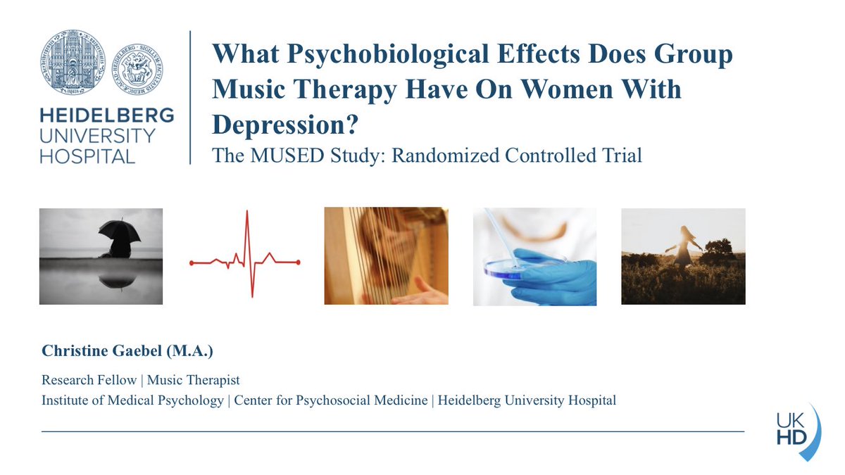 ChristineGaebel's tweet photo. It was wonderful to meet international colleagues in-person again after a long time @NMTC2021 @uniofjyvaskyla and to finally present first results of my dissertation project #musictherapy for #depression #RCT #psychobiology https://t.co/ujQyluGaAn