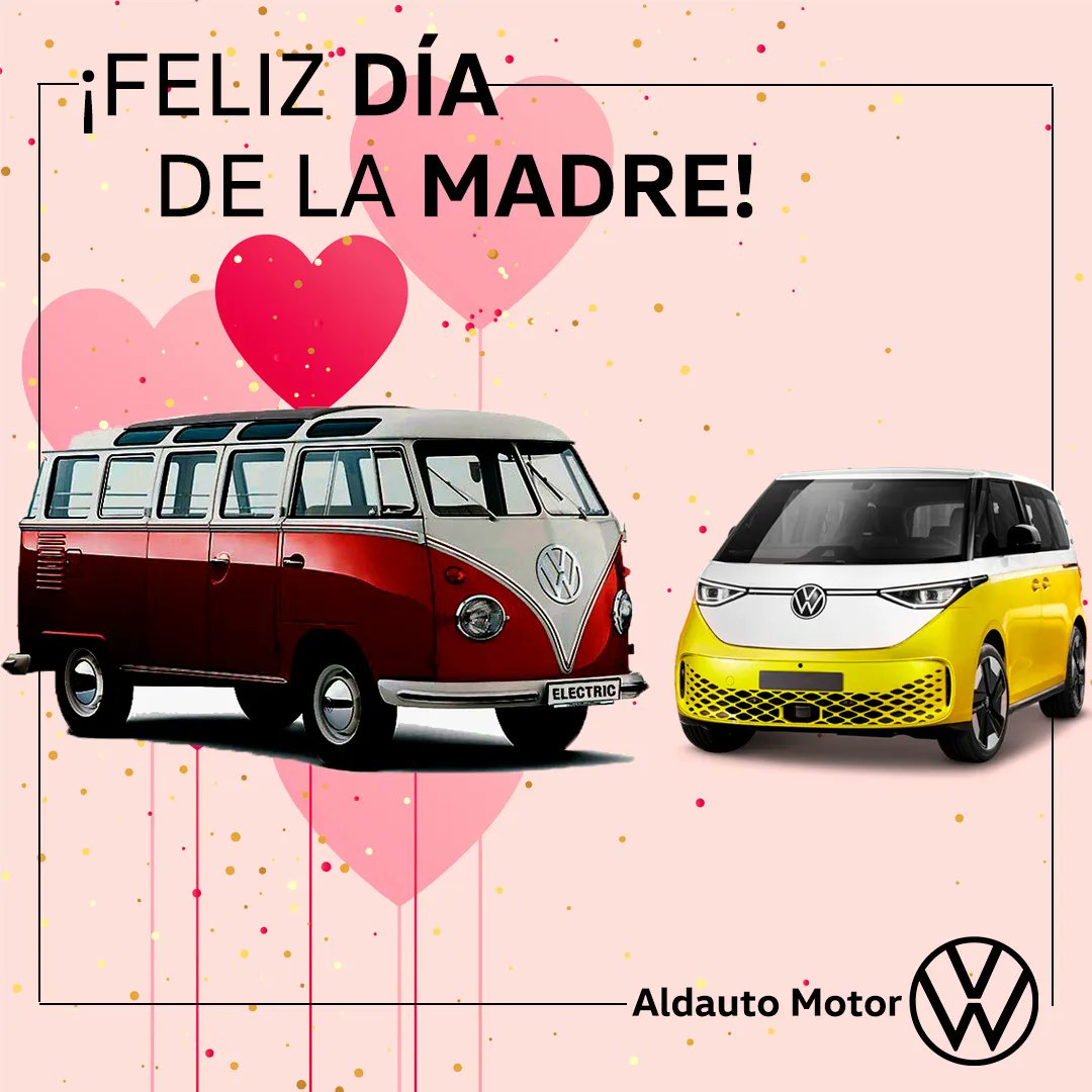VW_AldautoMotor's tweet photo. A todas las madres y a las que están a punto de serlo, desde Aldauto Motor queremos desearos un ¡Feliz Día de la Madre! 🥰

Hoy es vuestro día, ¡disfrutadlo! 😁 https://t.co/O9qFLIOX9K
