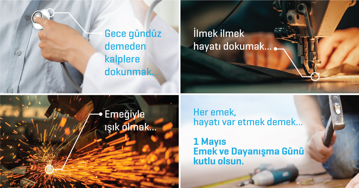 Tüm emekçilerin 1 Mayıs Emek ve Dayanışma Günü kutlu olsun :) #1Mayıs