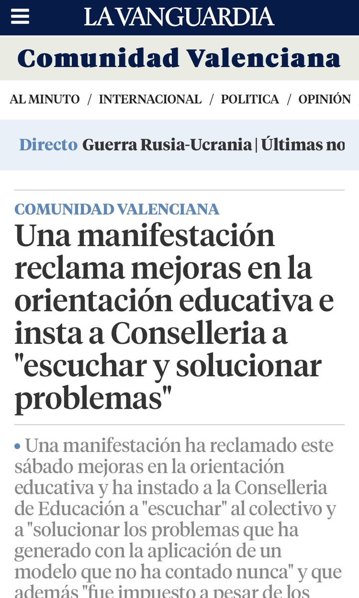 juanviblazquez's tweet photo. LOS ORIENTADORES EDUCATIVOS SEGUIRÁN LUCHANDO POR LA MEJORA DE LA CALIDAD DE LA RESPUESTA EDUCATIVA, como hace un año y dentro de un año si es necesario @GVAeducacio @VicentMarza @LaVanguardia @ximopuig @monicaoltra @ppcv @esquerrapv @PodemVLC @La_SER 

https://t.co/JRaPQv8z8r https://t.co/AsoUVGD6H3