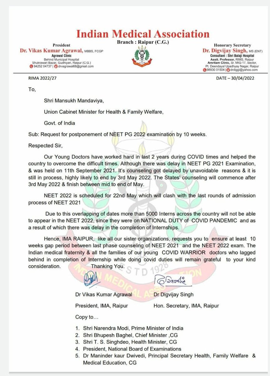 theboggusdoc's tweet image. Hello, we are NEET PG Students kindly get you attention to our exam.
We all students need it to be postponed. 
Tag people you know.
Help sir @Swamy39
1) counseling process is undergoing and extend till 7 may, and exam is on 21 may. Less than 15 days in next exam and counseling.