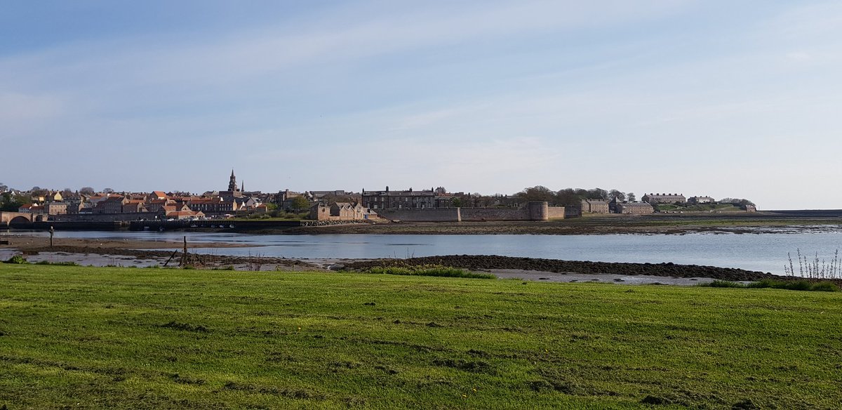 cmaddockmuckle's tweet photo. Berwick to Warkworth on day 1 of trip south through #Northumberland following @Sustrans CN1 route.  A day of castles and fields of gold. https://t.co/Ivs23pk6ai