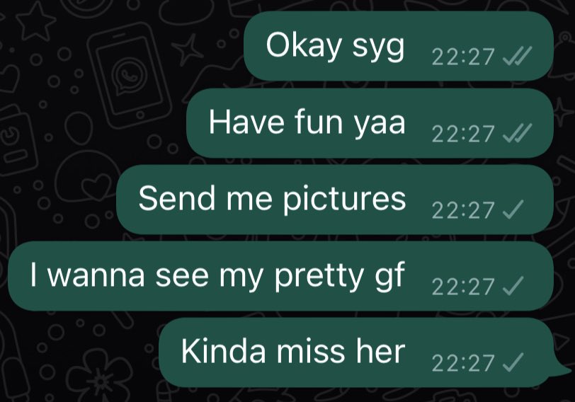 Mana kepikiran bbrp tahun lalu bisa ngechat ginian yegak