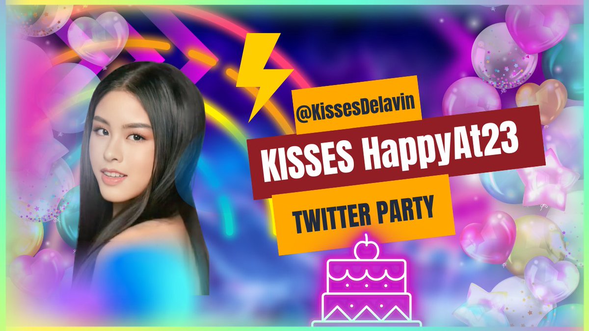 And the <a href="/KissesDelavin/">Kisses Delavin</a> birthday fever is still on!
We have a new Tagline, Fam!
Let's party all day!. Please copy paste our new Tag and Tweet your hearts out!
Let's keep going!

KISSES HappyAt23
#KissesDelavin