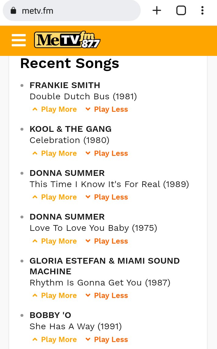 VenusInMomJeans's tweet photo. And it's the #FirstAndLast Top 40 hit of #DonnaSummer on a #FirstsAndLasts Weekend on 87.7FM
@MeTVFM https://t.co/fBT7nl3ybY https://t.co/wC4R25arP5