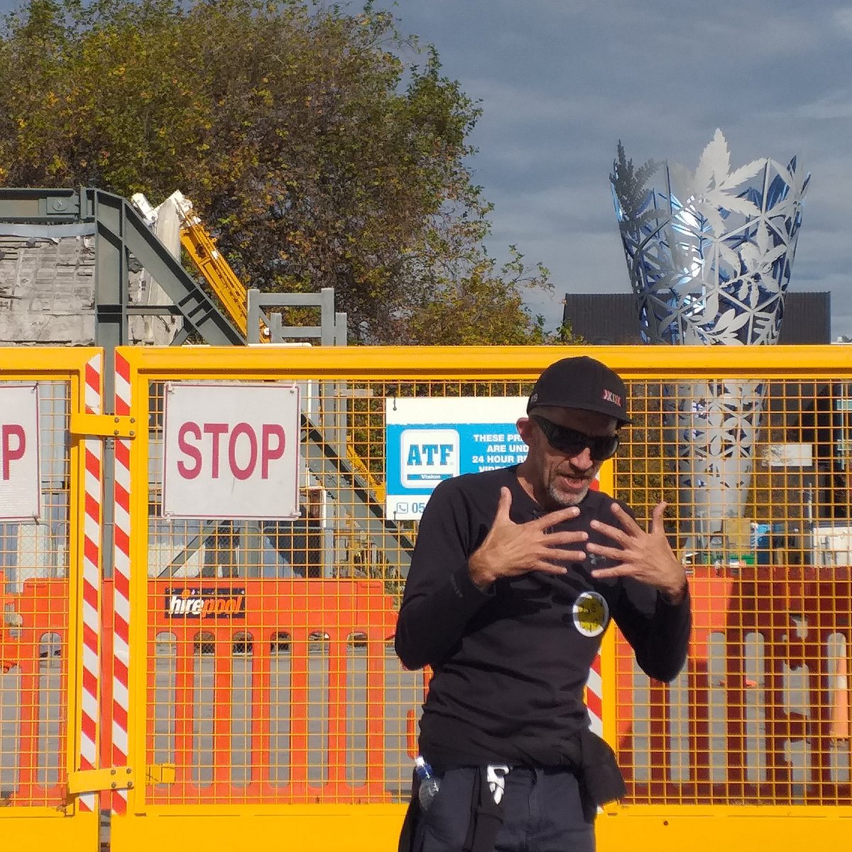 kebabette's tweet image. Did the Ngāi Tahu art and architecture tour with Joseph Hullen. Was an incredible experience, from Margaret Mahy playground to Market Square. Perfect autumn day for @openchch exploring.