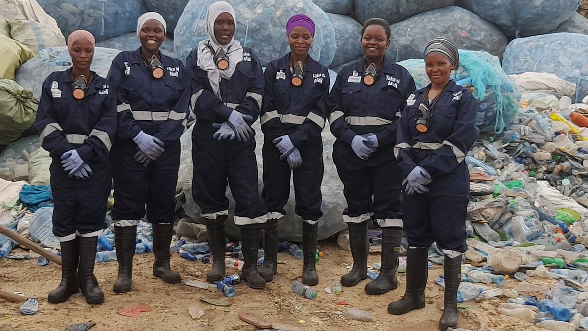 Women as drivers of #circulareconomy #plasticsokomtaani