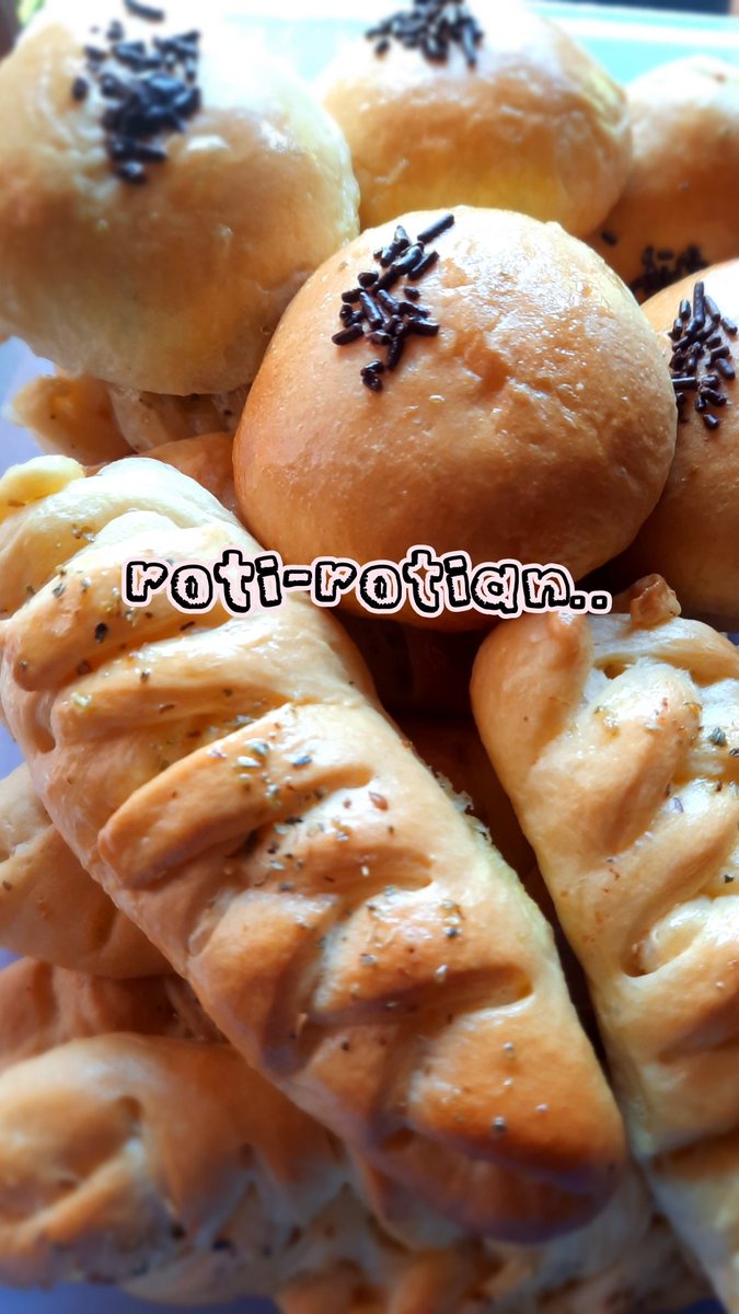 Saat mood lagi seneng di dapur.. jadilah re-roti-an.. #dapurpika💜