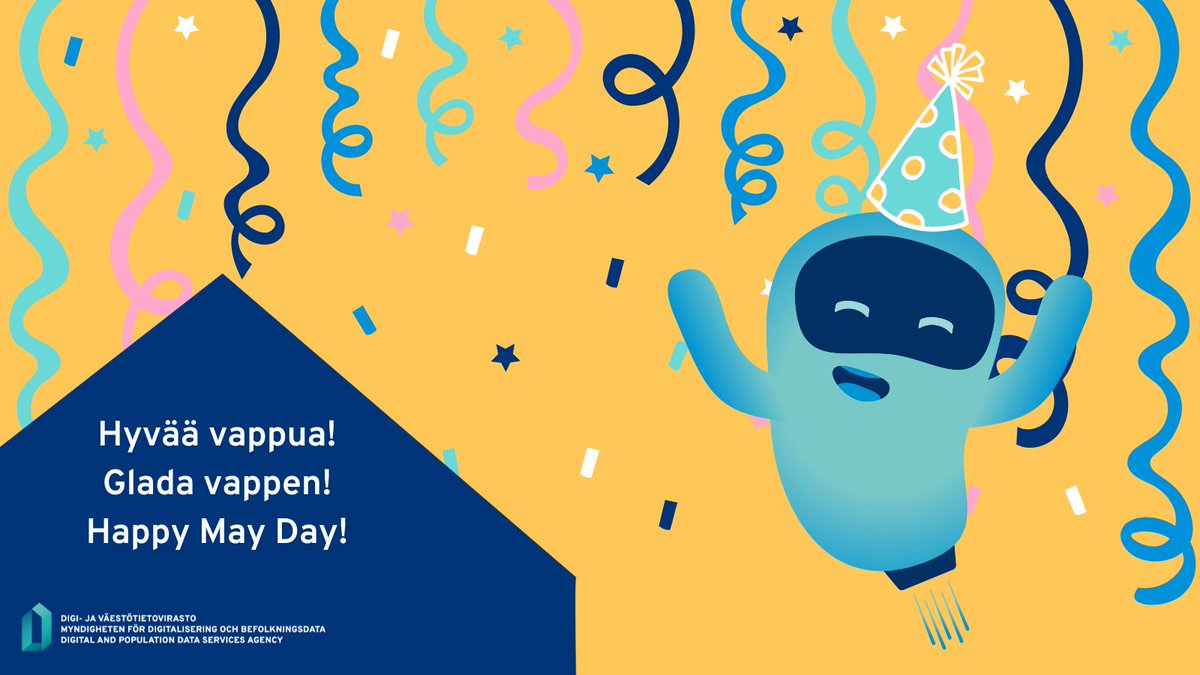 DVVfi's tweet photo. Hyvää vappua! 🥳
Ihanaa nimipäivää myös Vapuille, Valpureille ja Valborgeille! 💛
-
Glada vappen! 🥳
Grattis på namnsdagen Valborg, Valpuri och Vappu! 💛
-
Happy May Day! 🥳
Also, happy name day for Vappu, Valpuri and Valborg! 💛
#vappu #vappen #MayDay https://t.co/NTW3OjmEQt