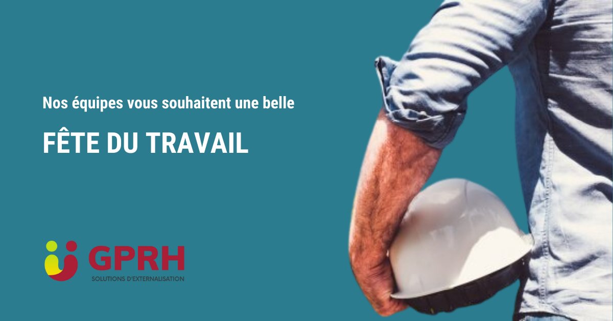 GPRH6's tweet photo. 💼🥳Nous vous souhaitons une belle fête du travail ! 🎉 https://t.co/W0MOcpz2tx