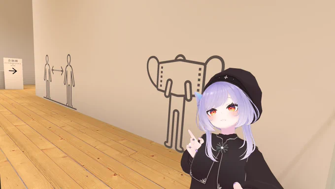 #GWはVtuberを見たい
皆ー!!まだまだGWだよ!
今日は美術館に来たよ! 