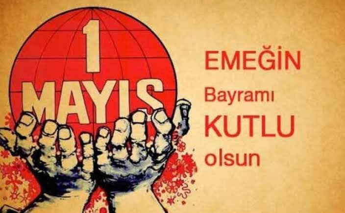Ülkemizin ve şehrimizin kalkınmasına, üretimine emek veren tüm kardeşlerimin 1 Mayıs Emek ve Dayanışma Günü kutlu olsun 👏