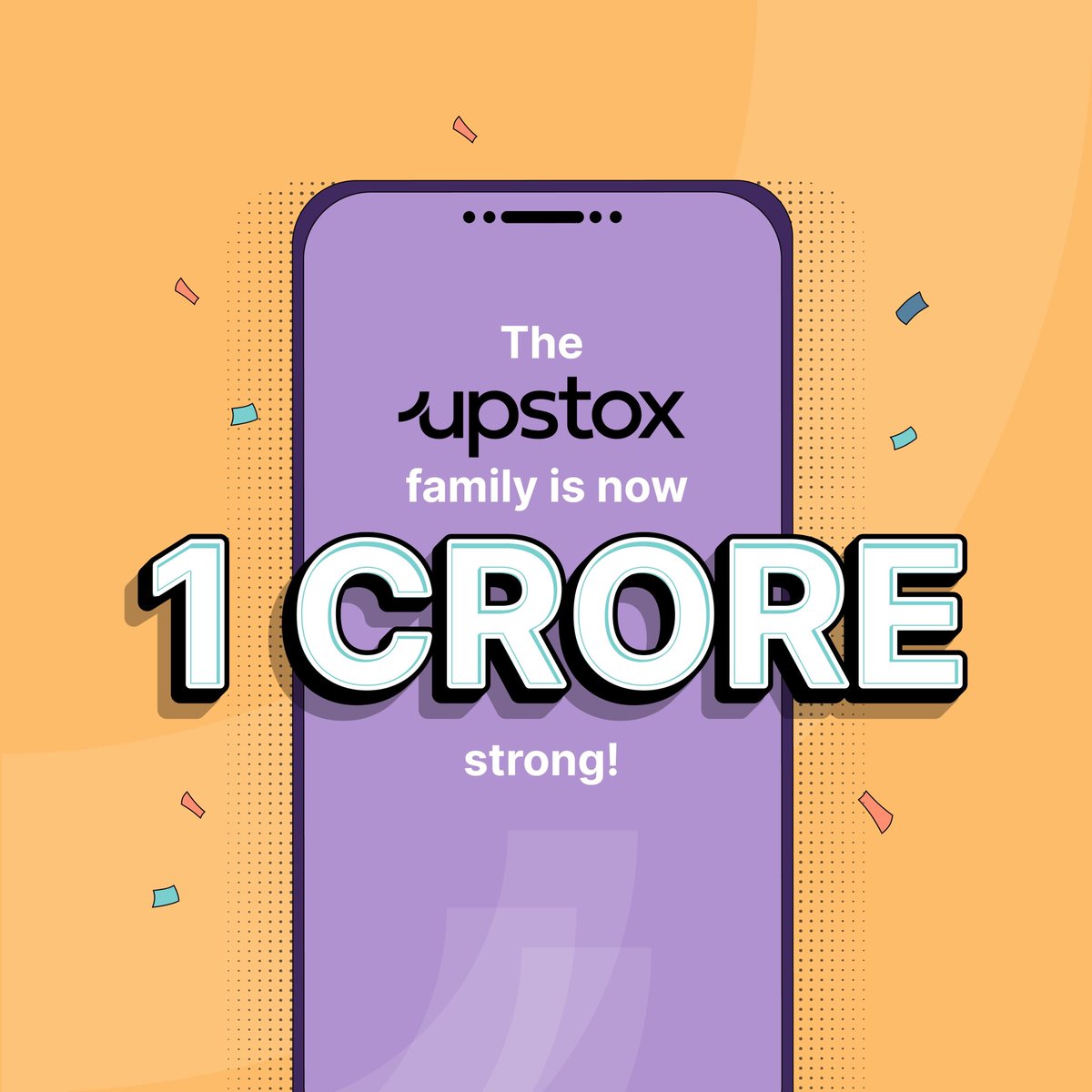 Upstox recently crossed an important milestone. Since inception to now, we have onboarded 1 cr customers on our platform!

Thank you for the love, feedback and all the support. We aim to go only UPwards from here!

#Upstox #OneCroreUP #MayDay #LabourDay #MaharashtraDay #IPL20222