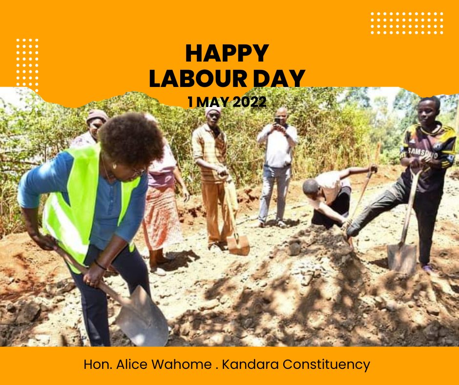 WahomeHon's tweet photo. Happy Labour Day https://t.co/xObwGrNddE