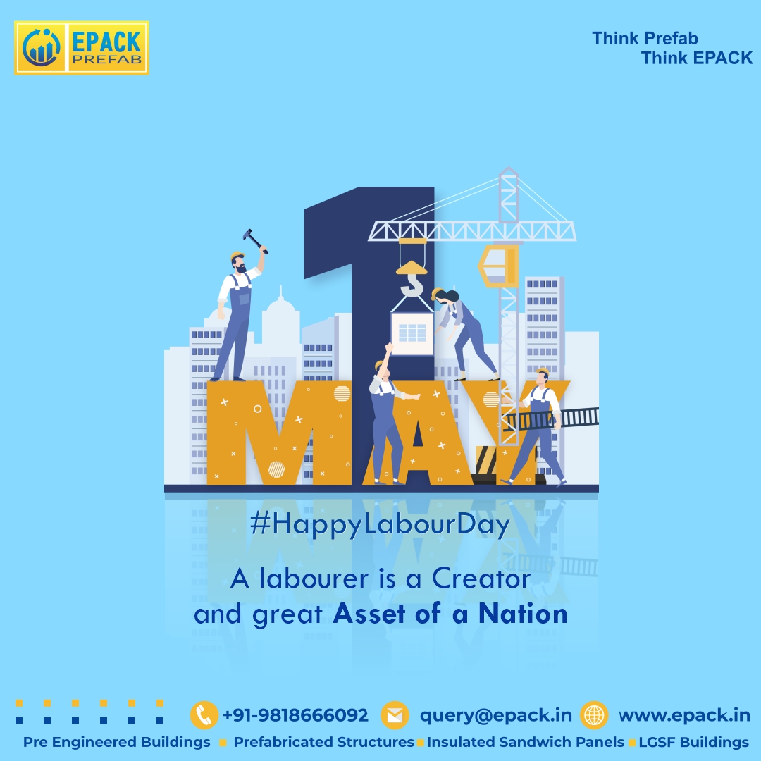 EPACKPrefab's tweet image. #labourday
Happy Labour Day! Let’s celebrate the great contributions workers have made to the strength, prosperity, and well-being of our country!

#EPACKPrefab #ThinkPrefab #ThinkEPACK #mayday #internationworkersday #workers #handofcraft #PEB  #मजदूर_दिवस #May1