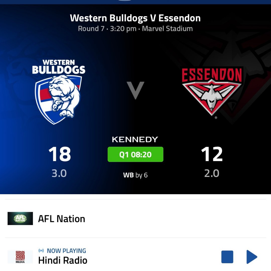 nembc_official's tweet image. Listen to the Hind live call on the AFL app. 
#hindi #livecall #radio #commentators #multicultural #footy #nembc #australianfootball