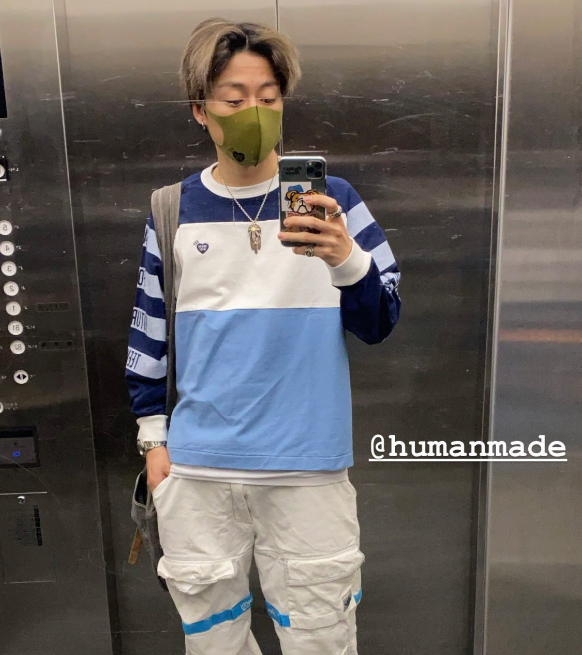 コムドットゆうた着用HUMAN MADE THERMAL L/S T-SHIRT | monsterdog.com.br