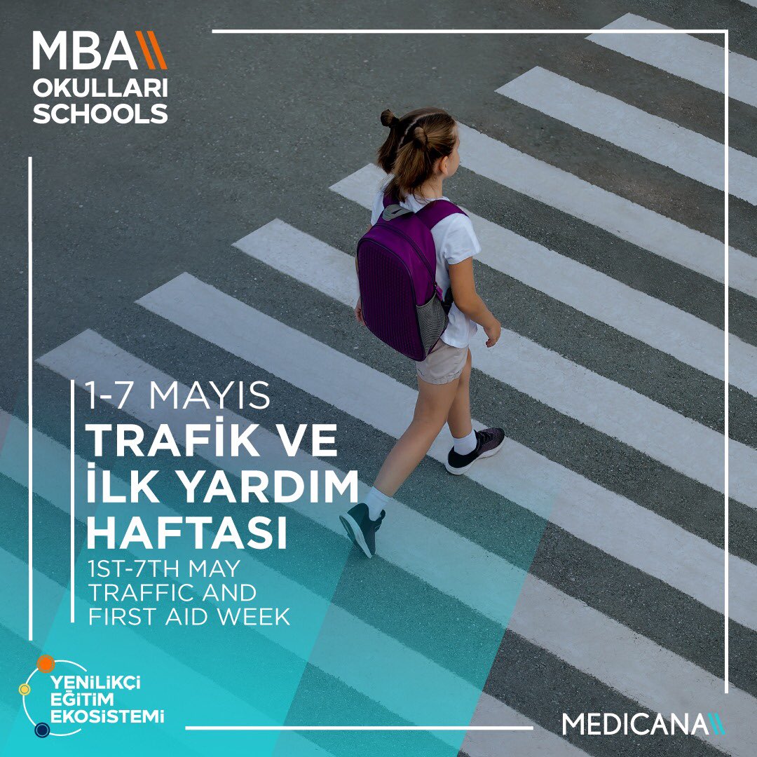 mbaokullari's tweet photo. Trafikte kurallara tümüyle uymak; doğru ve yerinde bir ilk yardım hayati önem taşımaktadır. Güvenli ve sağlık dolu günlere.
#MBAOkulları #MBASchools #MedicanaEğitimGrubu #MBAYenilikçiEğitimEkosistemi #TrafikveİlkYardımHaftası #TrafficandFirstAidWeek #MBABaşarıTasarımı https://t.co/okHvltHTbO