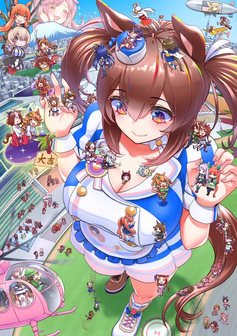 毎週土曜日20:00更新。集合絵が多いです。
#GWはフォロワーさんが増えるらしい #ウマ娘 