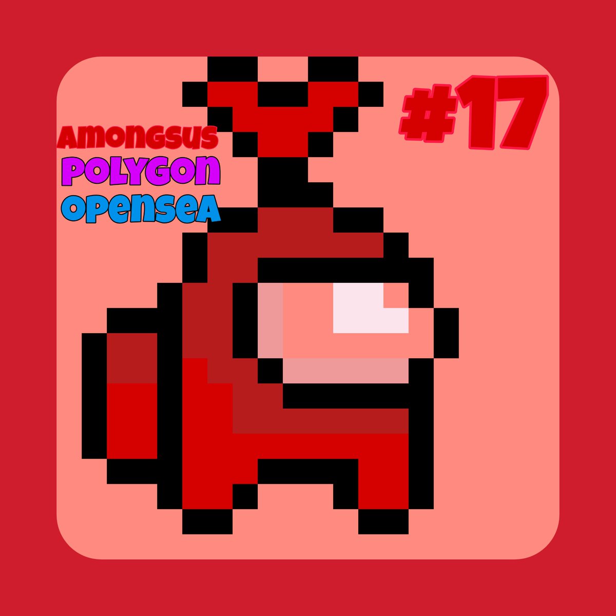 Listed🔥New drop🔥Happy Valentine❤ to all people, special shape now at lowest price📩
Amongsus#17

Link:
🔍opensea.io/Collection/amo… 

floorprice(0.004)ETH
⛽no_gas_fee 
<a href="/opensea/">OpenSea</a> 

#nftartist #opensea #amongsus #nftdrop #nfts #Collection #nft #nftart #nftcollectibles #nftcollector