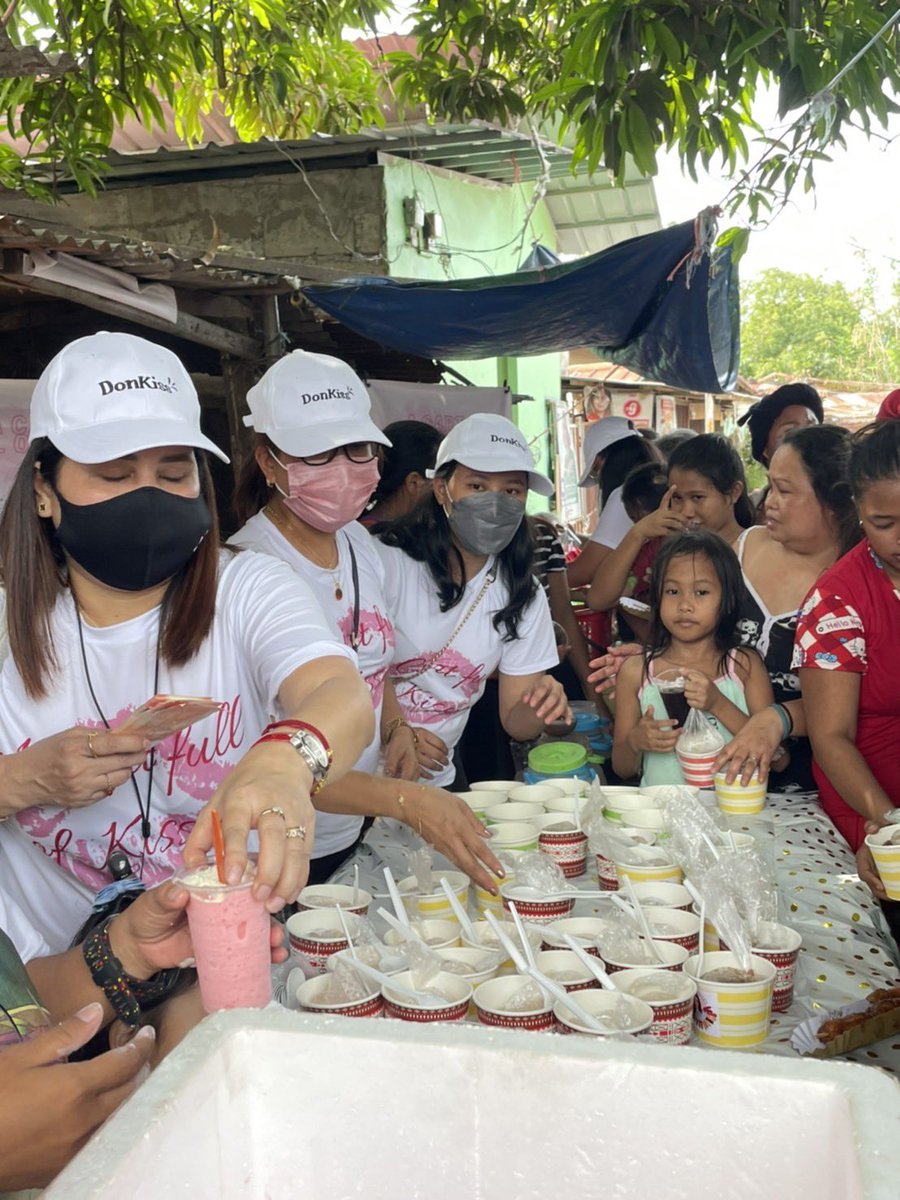 To celebrate the life of our <a href="/KissesDelavin/">Kisses Delavin</a>. We organized “A Cart Full of Kisses” We rented local streetfood vendors. A cart of Kwek-kwek, fishballs &amp; kikiam. Bananacue &amp; turon, ice scramble, Sorbetes, Samalamig, Sopas &amp; Champorado. 
We cater 400 pax in Sta. Rosa Laguna.