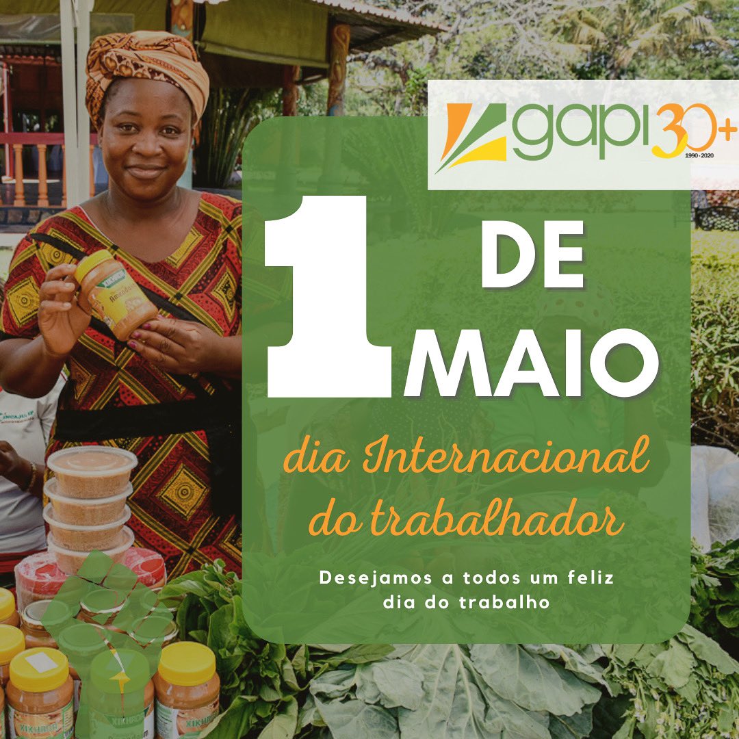 gapi_si's tweet photo. A Gapi deseja a todos um feliz dia do trabalhador!
#gapi #moz https://t.co/dU53tmPSQO