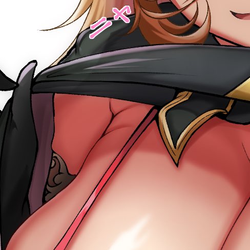 乳が持ち上げられて生まれるここの皺がすこですね 