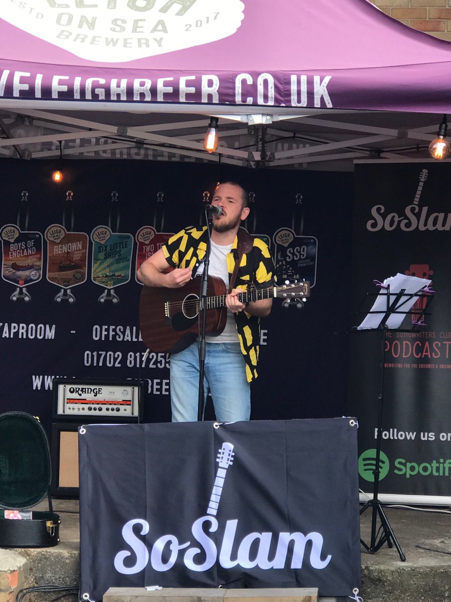 owenwillmusic's tweet photo. Lovely gig yesterday playing some songs in the sun at @LoSBrewery Thanks @soslam_artsound for letting me share the stage with some awesome acts 🙌🏻 #gig #BankHolidayWeekend https://t.co/yLTqXcuXL8