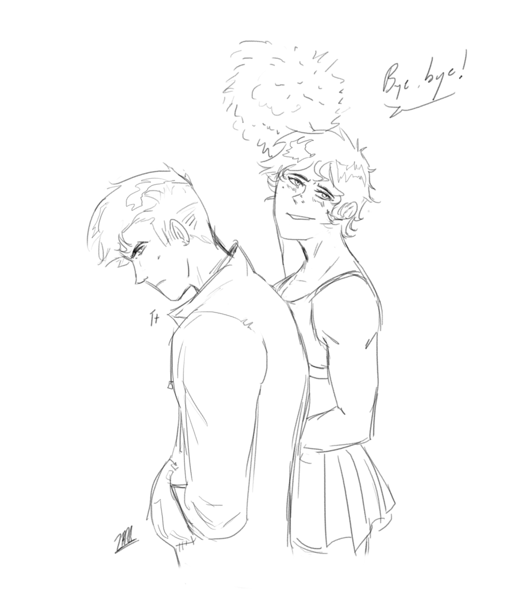 ZamyRose22's tweet photo. You know, when the omega heat comes early, you don't have time to be nice to others. 
I haven't drawn on this au for a long time😈💙💚
#myau #CheerleaderJon #ChaoticDamian #damijon #jonkent #damianwayne #topdamian #bottomjon #damijon #supersons #omegajonkent #alfadamianwayne https://t.co/qLemfWpSAS