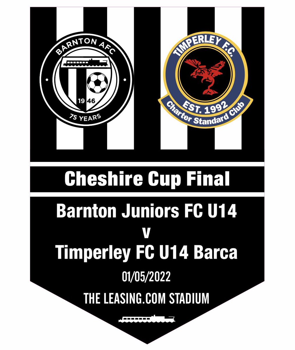 ⚫️⚪️⚫️SUNDAY⚫️⚪️⚫️ Match day 😀 It’s the BIG ONE!! 🆚 @TimperleyFC U14s 📆 Sunday 1st May ⌚️10:30ko 🏟 Leasing.com 🏆 @CCFACountyCups 🎟 £2 Adults £1 Senior Citizens & Children 🏁🏁🏁 #UPTHEVILLAGERS