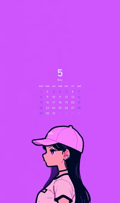 5月のカレンダーです! 