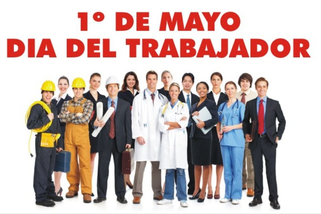 CEF25MISIONES's tweet photo. 1° de Mayo se conmemora el día internacional del TRABAJADOR. Saludamos a todos los trabajadores de nuestra provincia y especialmente a los colegas docentes. ¡Feliz día! #DiaDelTrabajador 
@chekielon @profesudo @ricardofabianbi @grillo141 @DirEducFIsica https://t.co/iYpqClIGJM