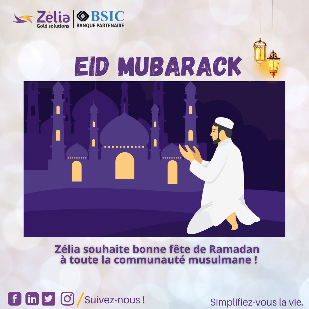 Zélia vous souhaite une excellente fête de Ramadan !
.
Simplifiez-vous la vie.