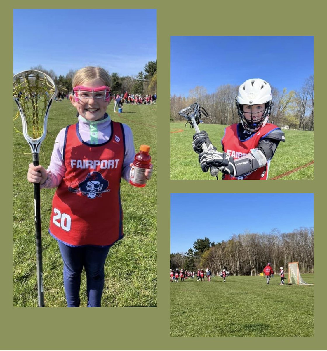 mstockbroadbent's tweet photo. Congrats to all the kids who had their first spring games yesterday!  My family spent the day watching three Fairport Youth Lacrosse games.  Grateful for all the volunteer coaches who give kids a chance to try new things &amp; make new friends in our town. ⚾️🥎🥍⚽️ https://t.co/c6VJ7E3IvD