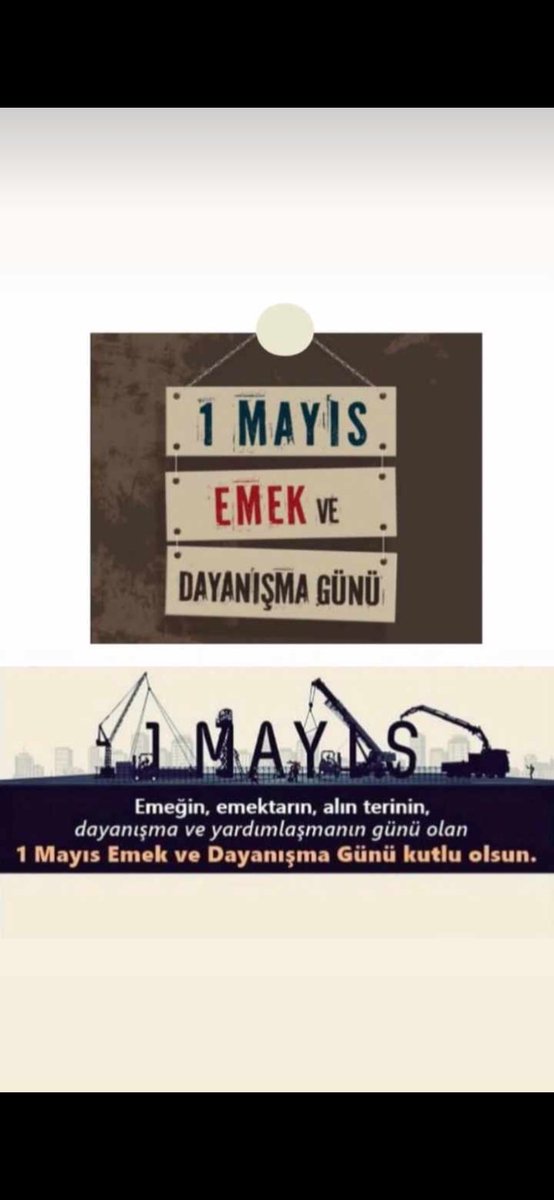 FahriyeKalm's tweet photo. Emegin Sömürülmedigi Haksızlıkların Olmadıgı Bir Dünya Dilegiyle, 1 Mayıs İşçi Bayramımız Kutluolsun... https://t.co/Ig0afz02yk