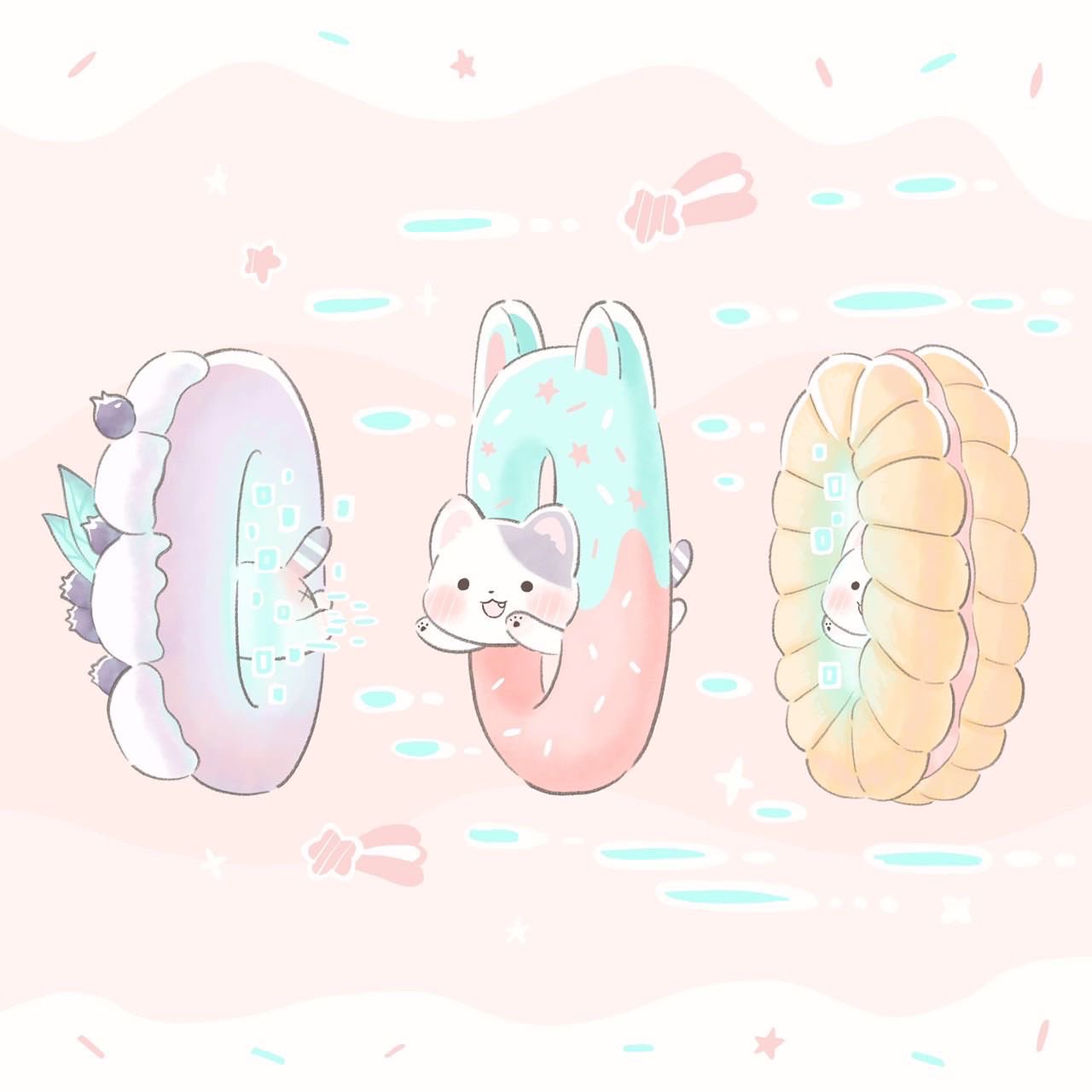 Uwami Donut Warp Cat ドーナツからドーナツへワープ 3 体調不良をやさしつ伝えるlineスタンプ販売中 T Co Eo64tu8qmm Illustration イラスト好きな人と繋がりたい Kawaii ゆるい ゆるかわ ゆるふわ 体調不良 猫好き