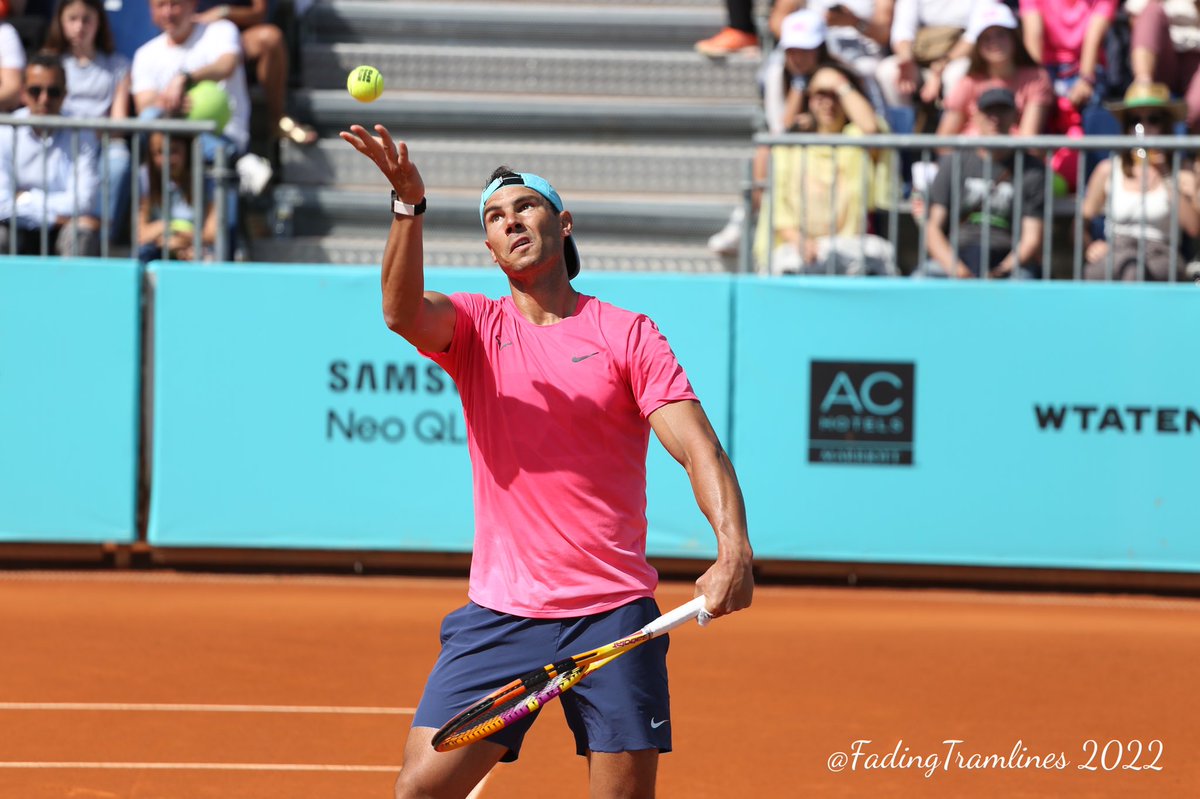 FadingTramlines's tweet photo. A full set (much) later but that was another positive intense practice with RBA.
And Rafa ran across to greet Stef who was next on court (with some other guy ๐) as he left https://t.co/rCr61OcLPW