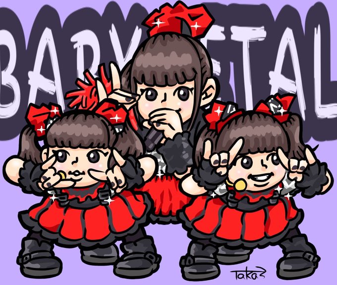 Babymetalのtwitterイラスト作品