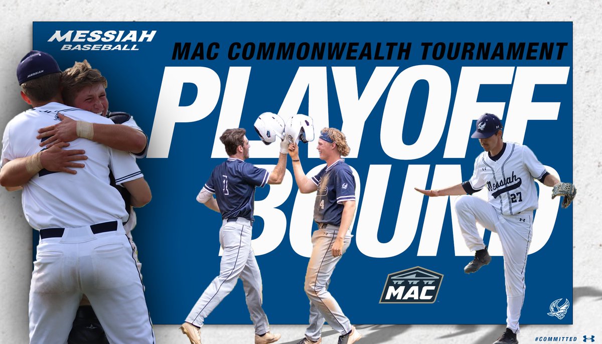 MessiahBaseball's tweet photo. PLAYOFF BOUND! 🙌

The Falcons clinch a spot in the MAC tournament and their first Winning record since 2016! 

Messiah will take on Widener in the first round of the MAC tournament! 

#OneHeartOneSoul https://t.co/FehAdNK3xW