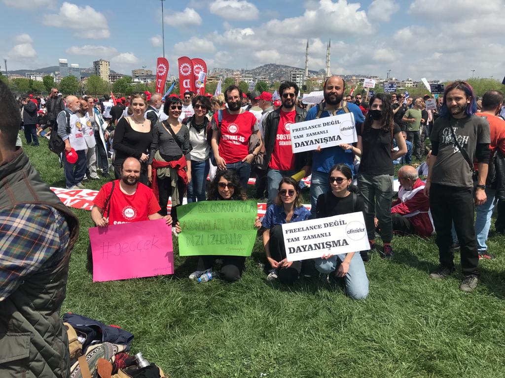 #1MAYIS Freelance değil tam zamanlı dayanışma! Maltepe / İstanbul