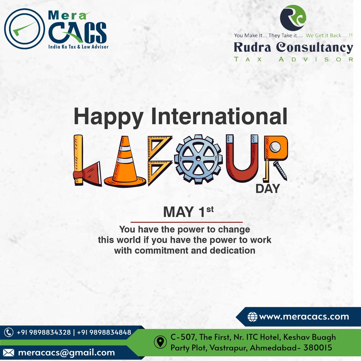 MeraCACS's tweet photo. Work is no disgrace; The disgrace is idleness..!!
#LabourDay 
#श्रमिक_दिवस 
#LabourDay2022 #LaboursDay #Labour https://t.co/fDcE5hCrhH