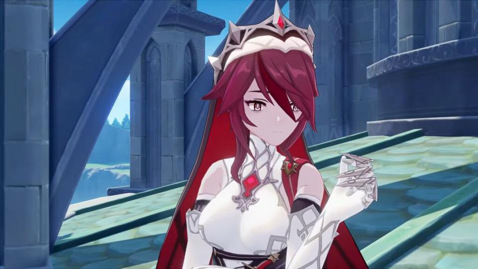 Today’s vampire lesbian otd is Rosaria from Genshin Impact! She is an implied vampire and headcanon lesbian. (request)