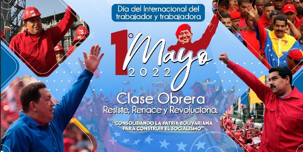¡FELIZ DIA DEL TRABAJADOR Y TRABAJADORA!
SU FUERZA, CONSTANCIA Y COMPROMISO HAN SIDO LA CLAVE PARA LA RECONSTRUCCIÓN DE LA NUEVA VENEZUELA